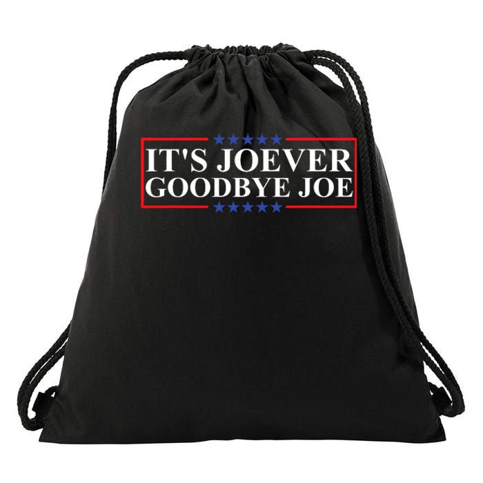 Its Joever Goodbye Joe! President Biden Drops Out Of Race Drawstring Bag