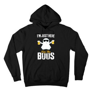 IM Just Here For The Boos Beer Funny Halloween Hoodie