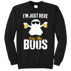 IM Just Here For The Boos Beer Funny Halloween Sweatshirt