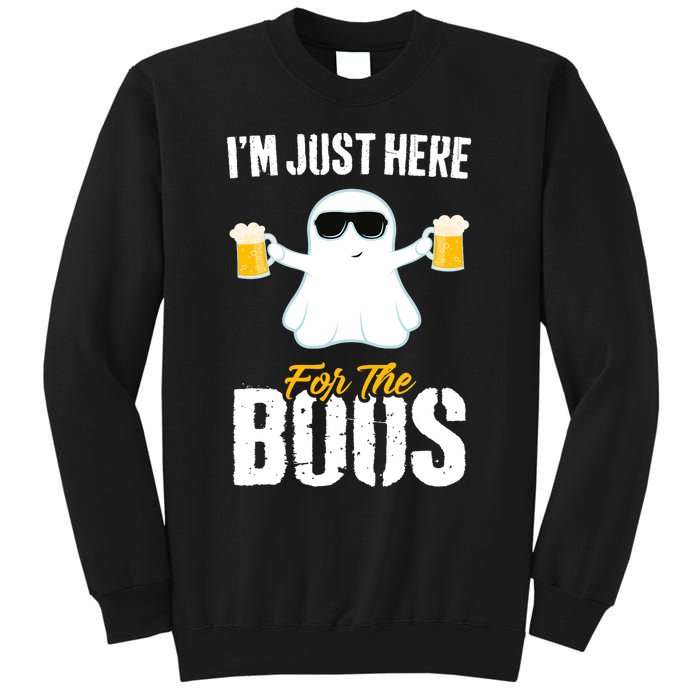 IM Just Here For The Boos Beer Funny Halloween Sweatshirt