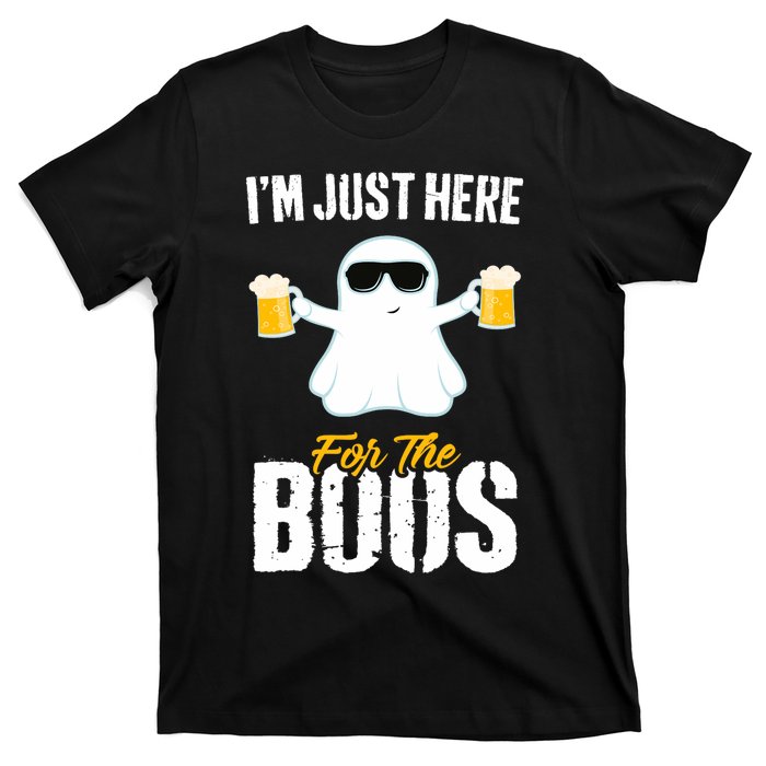 IM Just Here For The Boos Beer Funny Halloween T-Shirt