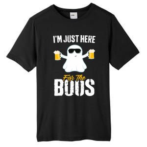 IM Just Here For The Boos Beer Funny Halloween Tall Fusion ChromaSoft Performance T-Shirt