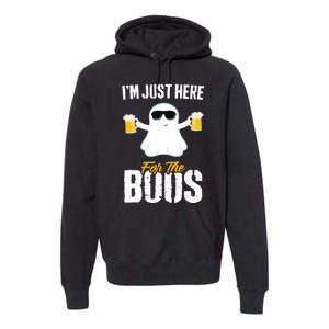 IM Just Here For The Boos Beer Funny Halloween Premium Hoodie