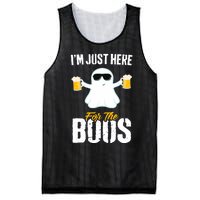 IM Just Here For The Boos Beer Funny Halloween Mesh Reversible Basketball Jersey Tank