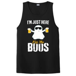 IM Just Here For The Boos Beer Funny Halloween PosiCharge Competitor Tank