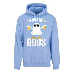 IM Just Here For The Boos Beer Funny Halloween Unisex Surf Hoodie