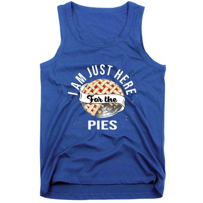Im Just Here For The Pie Funny Thanksgiving Gift Tank Top