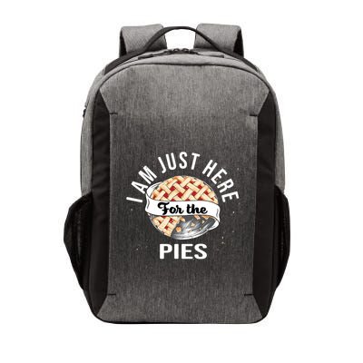 Im Just Here For The Pie Funny Thanksgiving Gift Vector Backpack