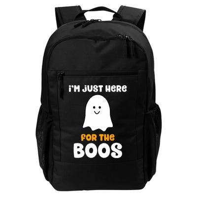 IM Just Here For The Boos Funny Halloween Drinking Backpack