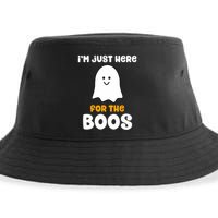 IM Just Here For The Boos Funny Halloween Drinking Sustainable Bucket Hat