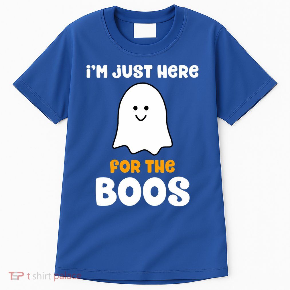 IM Just Here For The Boos Funny Halloween Drinking Tall T-Shirt