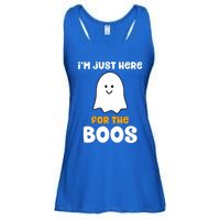 IM Just Here For The Boos Funny Halloween Drinking Ladies Essential Flowy Tank