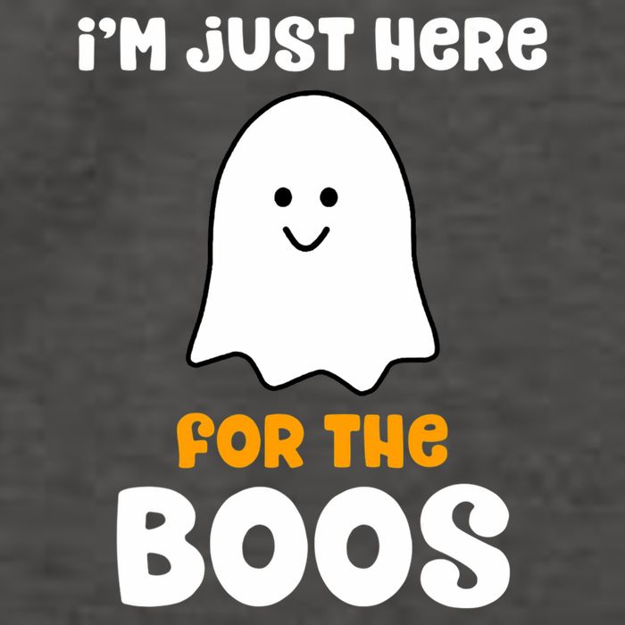 IM Just Here For The Boos Funny Halloween Drinking Vector Backpack