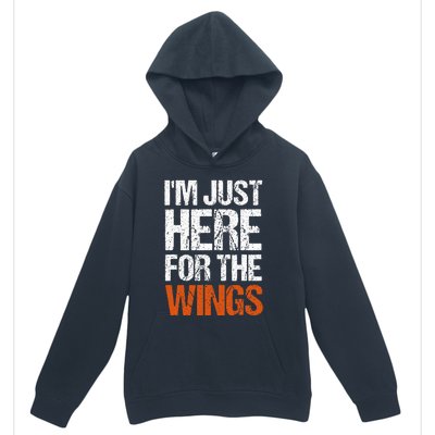 IM Just Here For The Wings Funny Urban Pullover Hoodie