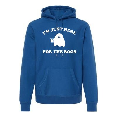 Im Just Here For The Boos Halloween Cute Gift And Gift Premium Hoodie