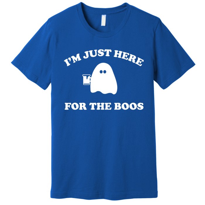 Im Just Here For The Boos Halloween Cute Gift And Gift Premium T-Shirt