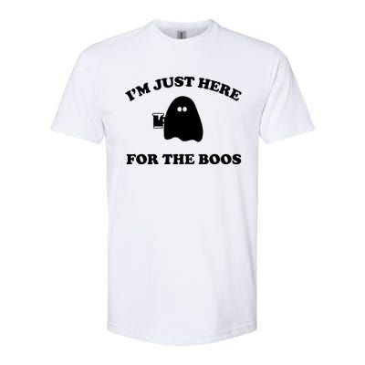 Im Just Here For The Boos Halloween Cute Gift And Gift Softstyle CVC T-Shirt