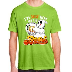 IM Just Here For The Boos Funny Halloween Ghost Adult ChromaSoft Performance T-Shirt