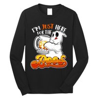 IM Just Here For The Boos Funny Halloween Ghost Long Sleeve Shirt