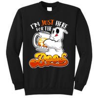 IM Just Here For The Boos Funny Halloween Ghost Sweatshirt