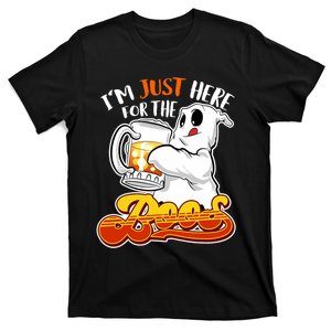 IM Just Here For The Boos Funny Halloween Ghost T-Shirt