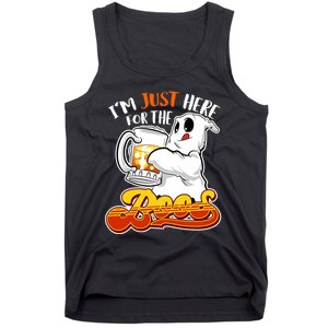 IM Just Here For The Boos Funny Halloween Ghost Tank Top