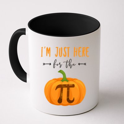 Im Just Here For The Pumpkin Pi Halloween Pumpkin Pie Cute Gift Mug