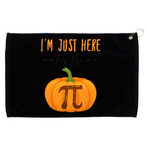 Im Just Here For The Pumpkin Pi Halloween Pumpkin Pie Cute Gift Grommeted Golf Towel