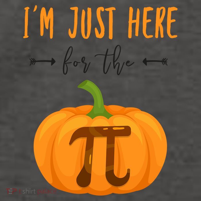 Im Just Here For The Pumpkin Pi Halloween Pumpkin Pie Cute Gift Vector Backpack