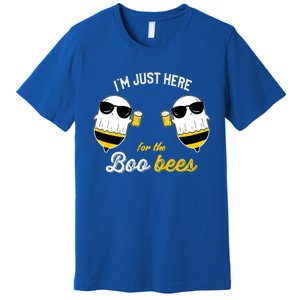 IM Just Here For The Boo Bees Halloween Funny Premium T-Shirt