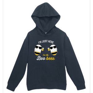 IM Just Here For The Boo Bees Halloween Funny Urban Pullover Hoodie