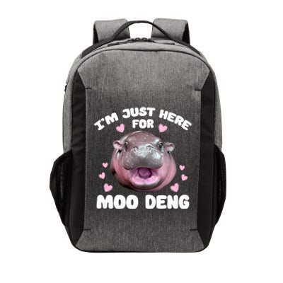 IM Just Here For Moo Deng Cute Baby Hippo Bouncy Souvenir Vector Backpack