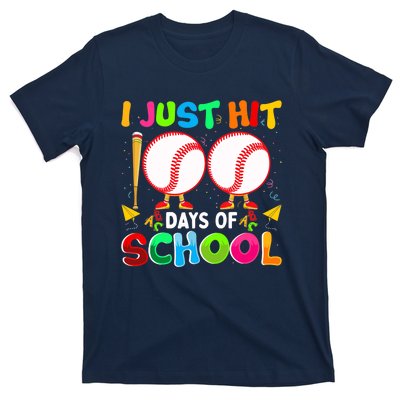 I Just Hit 100 Days Of School Baseball 100th Day Boy Girl T-Shirt