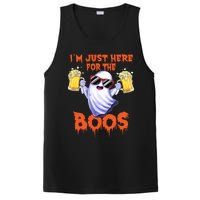 Im Just Here For The Boos Ghost Drinking Halloween Beer PosiCharge Competitor Tank