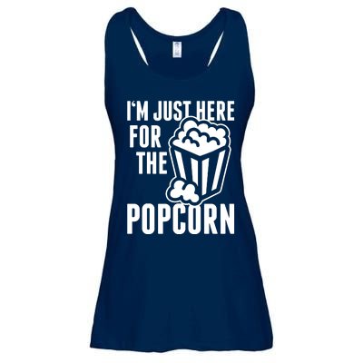 Im Just Here For The Popcorn Ladies Essential Flowy Tank