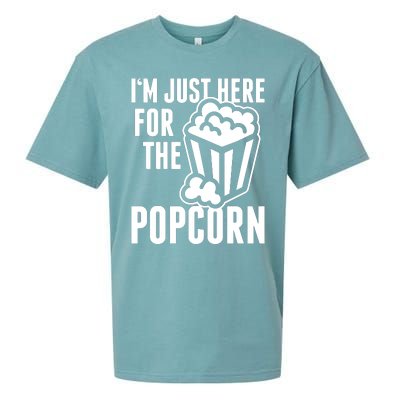 Im Just Here For The Popcorn Sueded Cloud Jersey T-Shirt