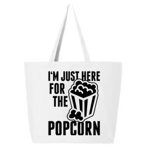 Im Just Here For The Popcorn 25L Jumbo Tote