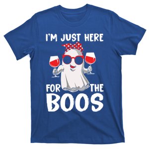 Im Just Here For The Boos Halloween Ghost Cute Funny Gift T-Shirt