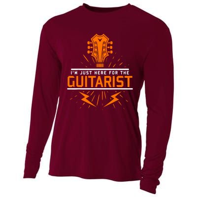 Im Just Here For The Guitarist Cooling Performance Long Sleeve Crew