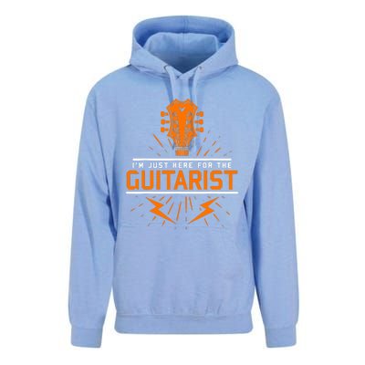 Im Just Here For The Guitarist Unisex Surf Hoodie