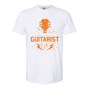 Im Just Here For The Guitarist Softstyle CVC T-Shirt