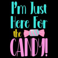 Im Just Here For The Candy Halloween Cooling Performance Crew T-Shirt