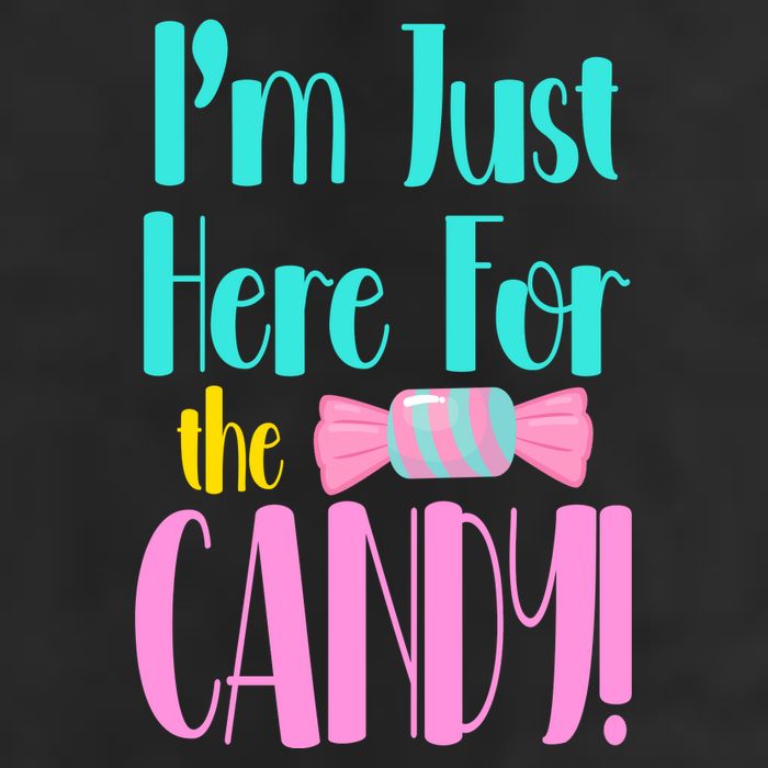 Im Just Here For The Candy Halloween Adult Drive Performance Visor