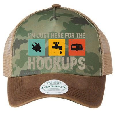 IM Just Here For The Hookups Legacy Tie Dye Trucker Hat