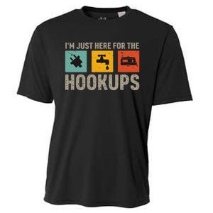 IM Just Here For The Hookups Cooling Performance Crew T-Shirt