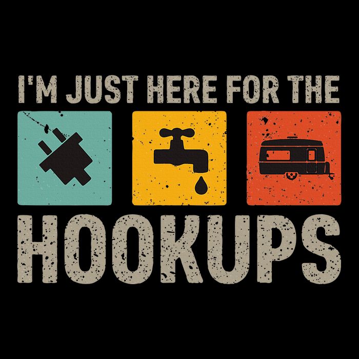 IM Just Here For The Hookups Performance Shirt