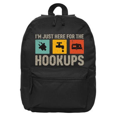 IM Just Here For The Hookups 16 in Basic Backpack