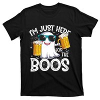 IM Just Here For The Boos Funny Halloween Ghost T-Shirt