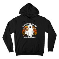 IM Just Here For The Booze Funny Halloween Beer Lover Ghost Hoodie