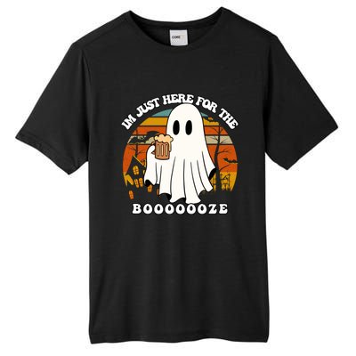 IM Just Here For The Booze Funny Halloween Beer Lover Ghost Tall Fusion ChromaSoft Performance T-Shirt